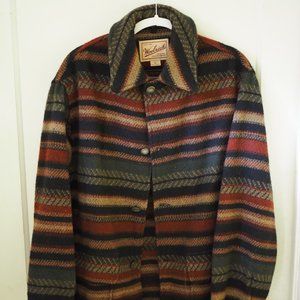Mens Woolrich Southwestern Blanket Jacket